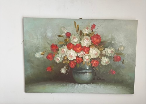 Ancien grand tableau nature - grand,