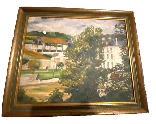 Tableau ancien huile sur toile