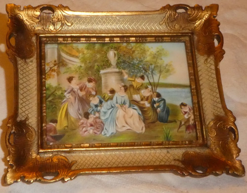 Ancien cadre tableau peinture - cadre,