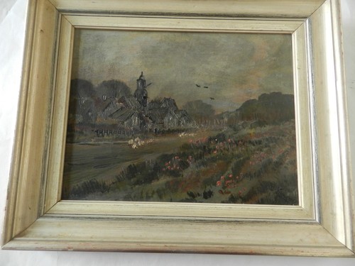 Tableau peinture huile - tableau, à