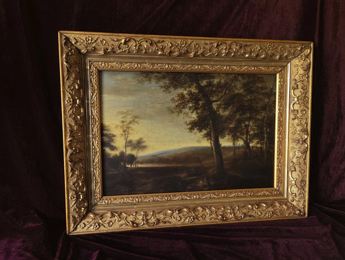 Tableau ancien peinture huile - tableau,