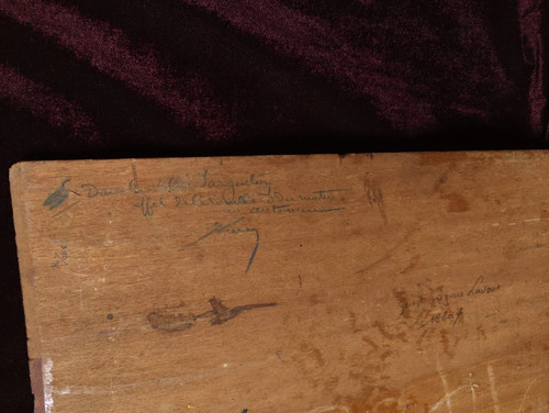 Tableau ancien peinture huile - tableau,