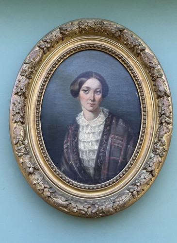 Tableau ancien signé - ancien, portrait