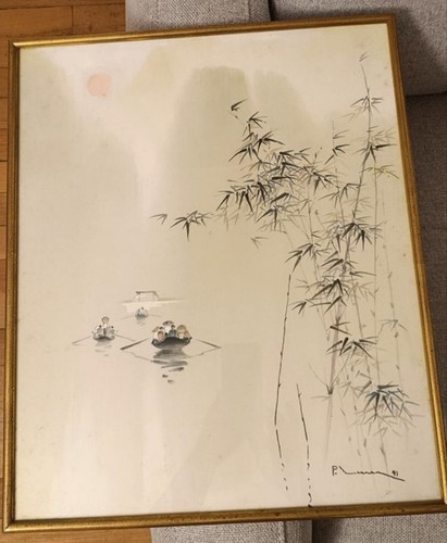 Tableau asiatique signe ancien - tableau,