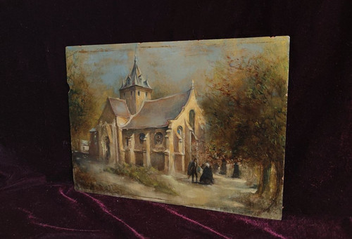 Tableau ancien peinture - ancien, huile